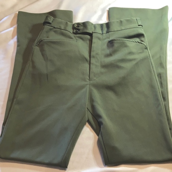 Pants - Vintage Knit Polyester Pants